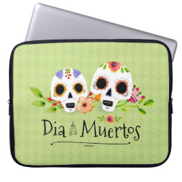 Calaveras de azúcar floral Dia de Muertos | Funda 