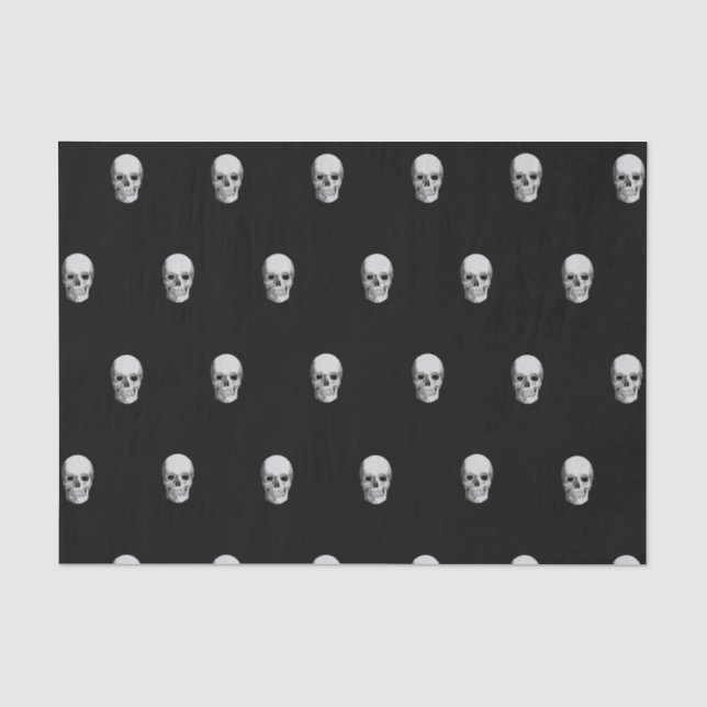 Calaveras de Halloween papel de regalo bolso de re (Anverso)