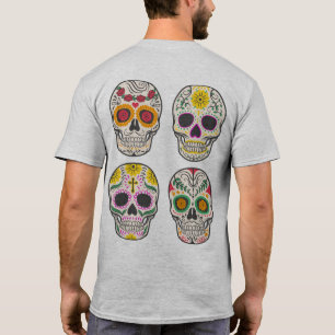Calaveras del Día de los Muertos   Camiseta
