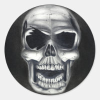 Calaveras humanas Pegatinas negros