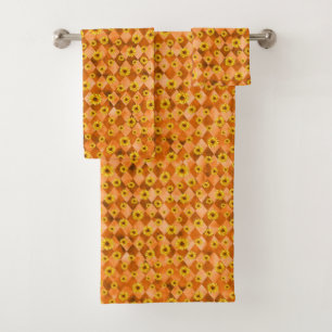 Calaveras naranjas y diseño de la serie girasol 2