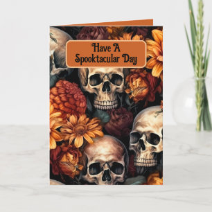 Calaveras Spooktaculares, tarjeta de felicitación