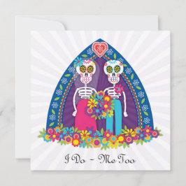 Calaveras y flores de azúcar personalizado - morad