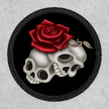 Calaveras y Rosa Roja