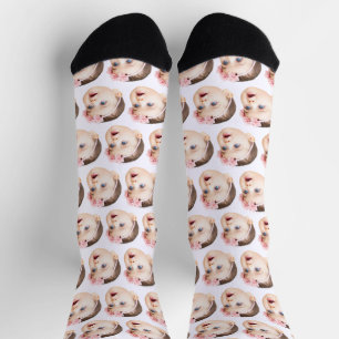 Calcetín de Navidad con Foto Personalizada de Cara