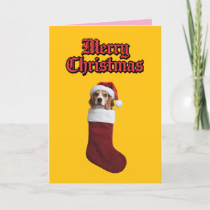 Calcetín de Navidad de Beagle