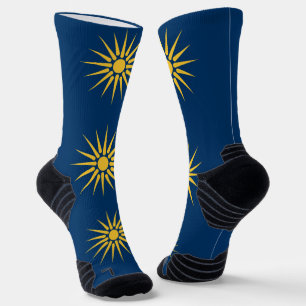 Calcetín deportivo con bandera de Macedonia, Greci
