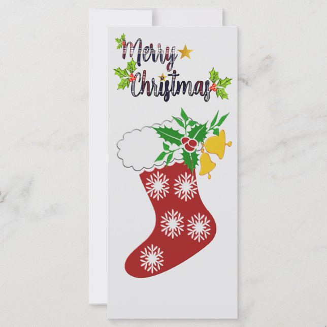 Calcetín navideño (Anverso)