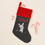 Calcetín Navideño Bunny Merry Christmas Winter Animals Rabbits Adult<br><div class="desc">The rabbit for Christmas with fairy lights. Funny animals with gifts and snow to the holidays. Also funny for Christmas in July. Hasen are sweet animals and perfect for Christmas.</div>