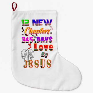 Calcetín Navideño Grande 12 Nuevos Capítulos 365 Días De Amor Por Jesús