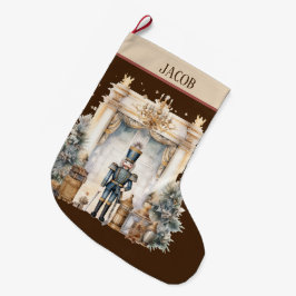 Calcetín Navideño Grande Acumulador de nueces de color de agua agregar nomb