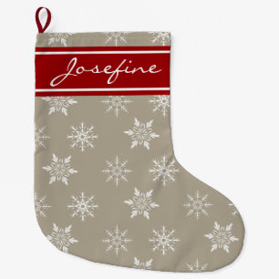 Calcetín Navideño Grande Almacenamiento del navidad personalizado