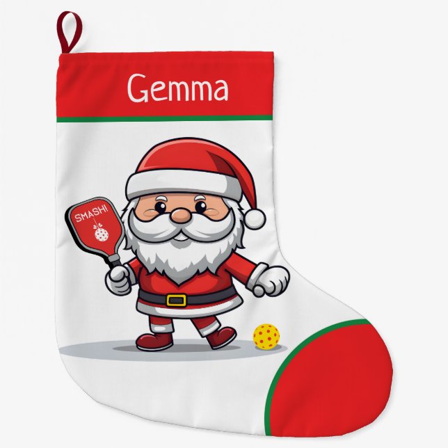 Calcetín Navideño Grande Amigos del pellebol grandes Navidades de pie (Anverso)