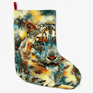 Calcetín Navideño Grande AnimalArt_Leopard_20170601_by_JAMColors