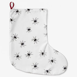 Calcetín Navideño Grande Aracnofobia (Arañas) (Insectos cobardes asquerosos