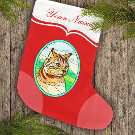 Calcetín Navideño Grande Aspecto de vidrio contenido Cat 1