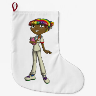 Calcetín Navideño Grande Atención