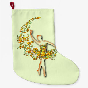 Calcetín Navideño Grande Bailarín de ballet Chicas Navidades