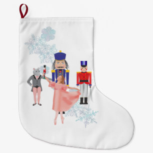 Calcetín Navideño Grande Ballet de pepitas