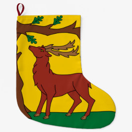 Calcetín Navideño Grande Bandera de Berkshire (Reino Unido)