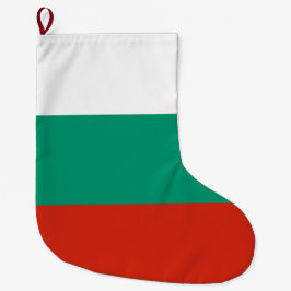 Calcetín Navideño Grande Bandera de Bulgaria