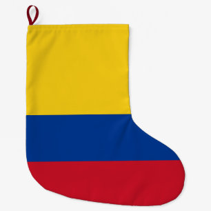 Calcetín Navideño Grande Bandera de Colombia