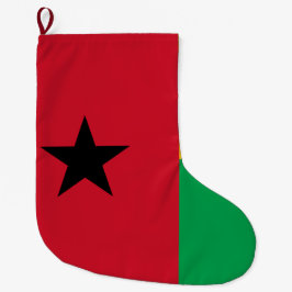 Calcetín Navideño Grande Bandera de Guinea-Bissau