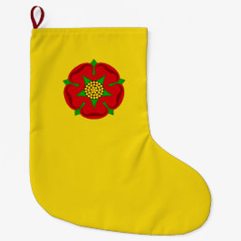 Calcetín Navideño Grande Bandera de Lancashire
