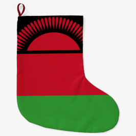 Calcetín Navideño Grande Bandera de Malaui