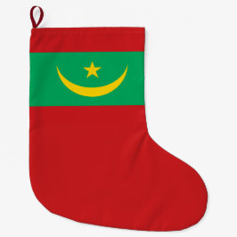 Calcetín Navideño Grande Bandera de Mauritania