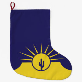 Calcetín Navideño Grande Bandera de Mesa (Arizona, Estados Unidos)