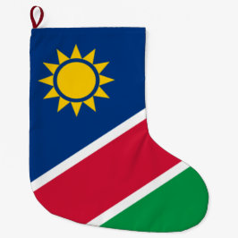 Calcetín Navideño Grande Bandera de Namibia (África meridional)