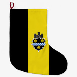 Calcetín Navideño Grande Bandera de Pittsburgh (Pennsylvania)