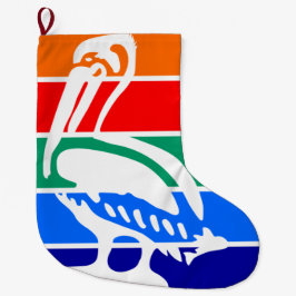 Calcetín Navideño Grande Bandera de San Petersburgo (Florida)