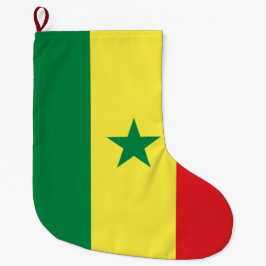 Calcetín Navideño Grande Bandera de Senegal