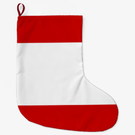 Calcetín Navideño Grande Bandera de Tahití