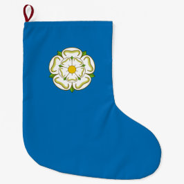 Calcetín Navideño Grande Bandera de Yorkshire (Condado Inglés)