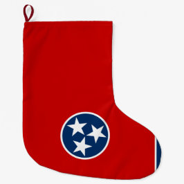 Calcetín Navideño Grande Bandera del estado de Tennessee