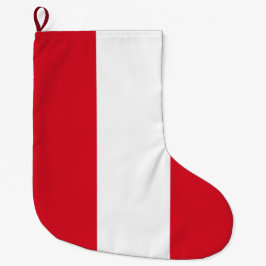 Calcetín Navideño Grande Bandera del Perú (Bandera peruana)