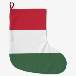 Calcetín Navideño Grande Bandera húngara