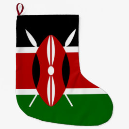 Calcetín Navideño Grande Bandera keniana (Kenya)