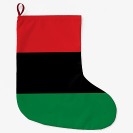 Calcetín Navideño Grande Bandera Panafricana