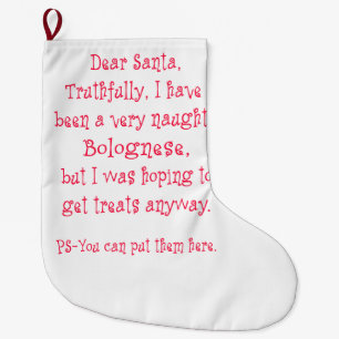 Calcetín Navideño Grande Boloñés travieso