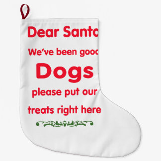 Calcetín Navideño Grande buenos perros