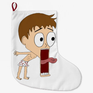 Calcetín Navideño Grande chibi