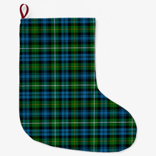 Calcetín Navideño Grande Clan Campbell De Argyll Tartán Plaid