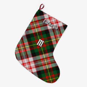 Calcetín Navideño Grande Clan Carnegie Dress Tartan
