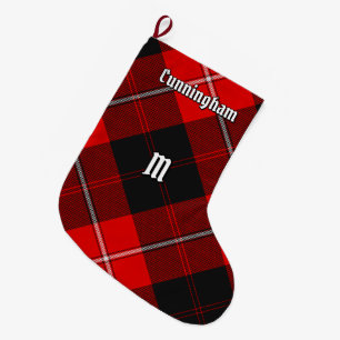 Calcetín Navideño Grande Clan Cunningham Tartan