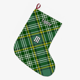 Calcetín Navideño Grande Clan Currie Tartan