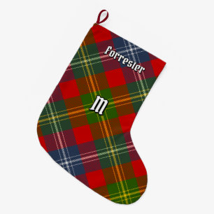 Calcetín Navideño Grande Clan Forrester Tartan